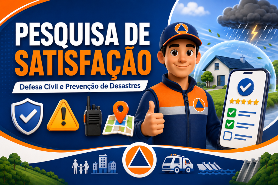 Pesquisa de Satisfação sobre a Defesa Civil e Prevenção de Desastres
